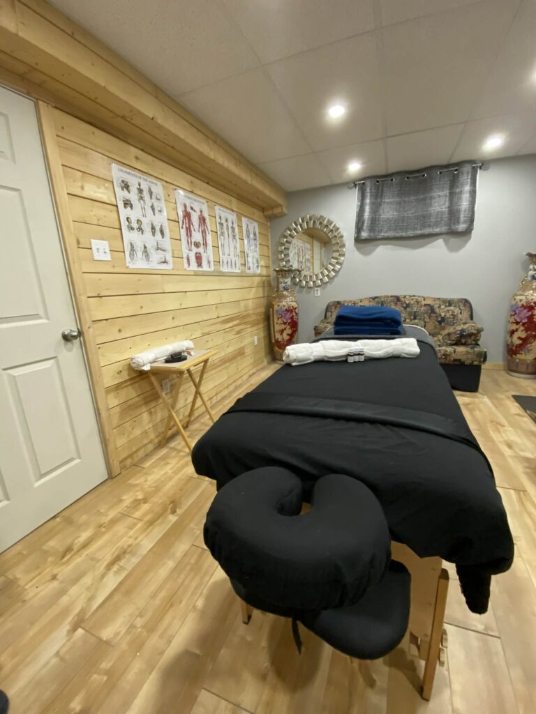 salle massage table